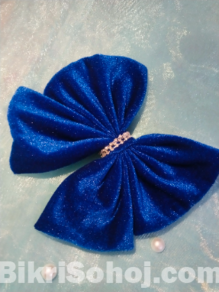 মেয়েদের স্টোন বো ক্লিপ নিল রং